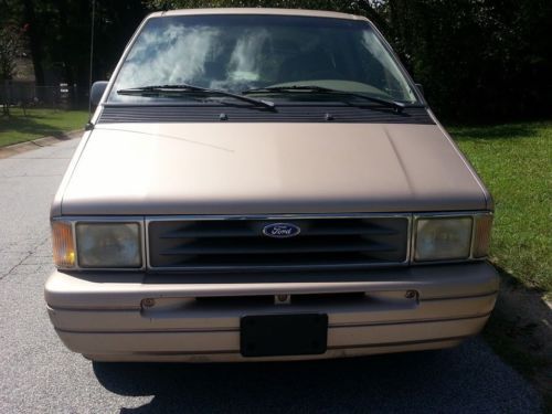1995 ford aerostar - only 42,600 miles - no rust / no reserve - one owner