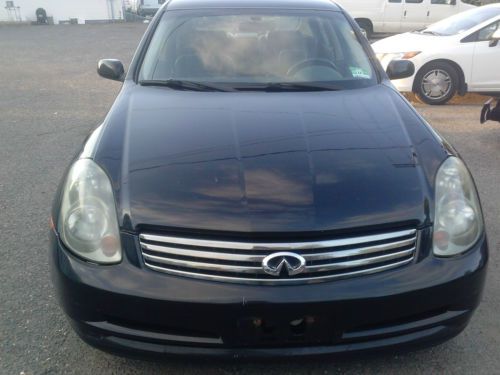 &#034;black on black&#034; 2004 infiniti g35-x sedan...needs tlc, but more than worth it.
