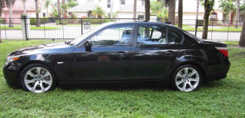 2004 bmw  545i black sedan