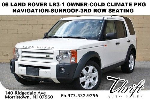 06 land rover lr3-1 owner-cold climate pkg-navigation-sunroof-3rd row seating
