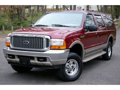 2000 ford excursion limited turbodiesel serviced v8 7.3l 4x4 tow package 3rd row
