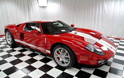 2005 ford gt!!  red/blk!!  all 4 options!!  collectors car!!  no stories!!  call