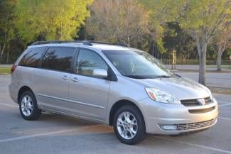 2005 toyota sienna xle, awd gray,3.3l v6 leather, alloy, power doors, no reserve