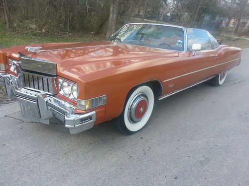 1973 cadillac eldorado base convertible 2-door 8.2l