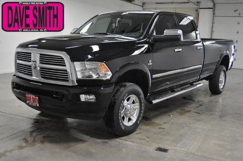 2012 new black dodge limited crew 4wd diesel auto heated/vented leather sunroof!
