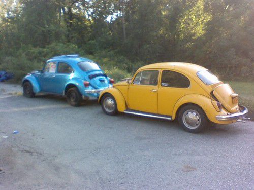 Vw bug 1969  &amp; vw super beetle 1975 ( 2 for 1)  to be restored, many new parts