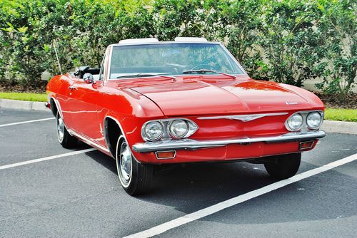 Very clean 1965 chevrolet corvair convertible droped valve project no reserve