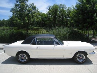 1965 ford mustang coupe 289 v8 auto a-code with powersteering &amp; powerbrakes