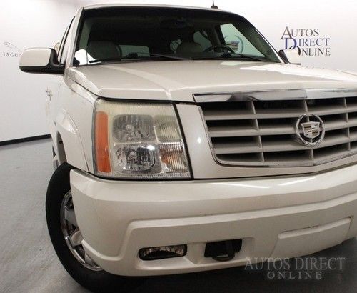 We finance 03 escalade awd 8 pass heated front/rear seats cd changer tow hitch