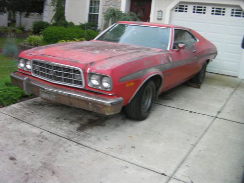 1973 gran torino  q code 4 speed stick cobra jet cleveland