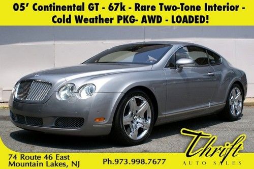 05 bentley gt coupe - rare mansory interior chrome wheels wrnty - must see!