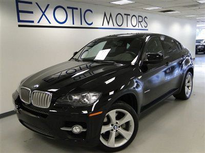 2008 bmw x6 awd! blk/blk! nav rear-cam a/c&amp;heated-sts heads-up 1-owner 20