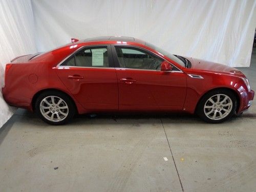 2009 cadillac cts awd w/1sb 3.6l v6 leather panoramic roof we finance