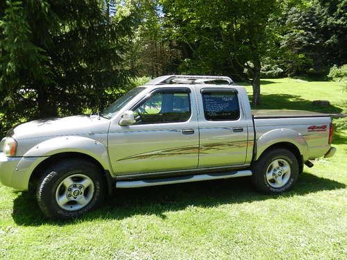 2001 nissan frontier se crew cab pickup 4-door 4x4 3.3l automatic