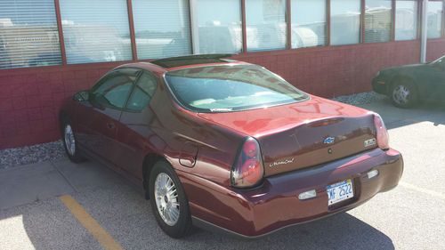 2002 chevy monte carlo leather, sun roof, v6, power seat, keyless entry,