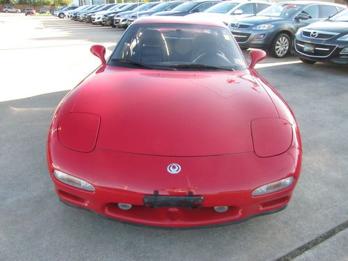 1993 mazda rx7 touring red 40k 1 owner leather seats sunroof super clean