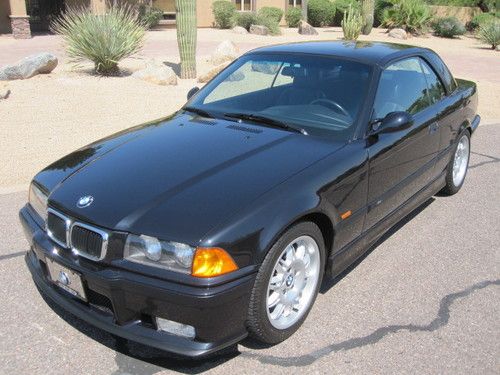 1999 bmw m3 hardtop convertible cosmos black- only 62k miles! immaculate!