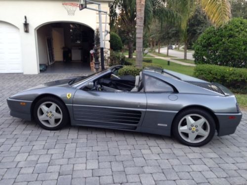 Ferrari 348ts 1990 rare silver metallic excellent condition all service done