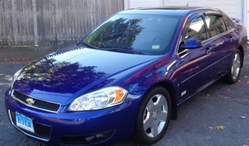 2006 chevrolet impala ss super sport automatic metallic blue leather alloy