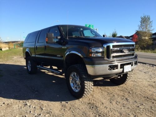 F350 diesel lariat 4x4 built lifted arp studded &amp; deleted leather nitto powermax