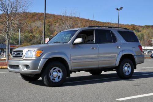 2001 toyota sequoia sr5 sport utility 4.7l no reserve 4x4 one owner clean carfax