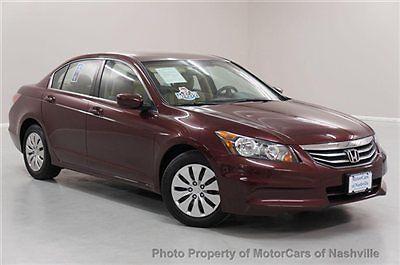 7-days *no reserve* &#039;11 accord lx auto carfax warranty best deal 1-owner