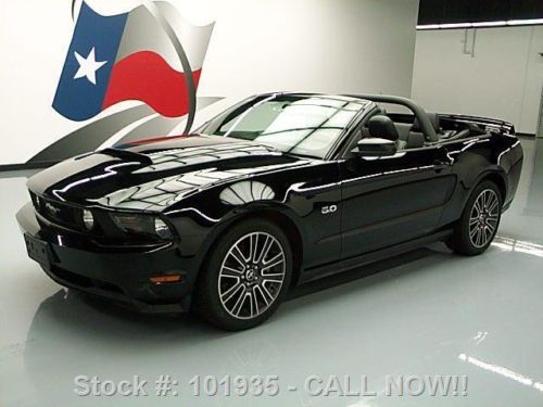 2011 ford mustang gt prem 5.0 convertible leather 43k texas direct auto