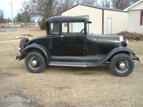 1929 ford model a coupe hot rod---project