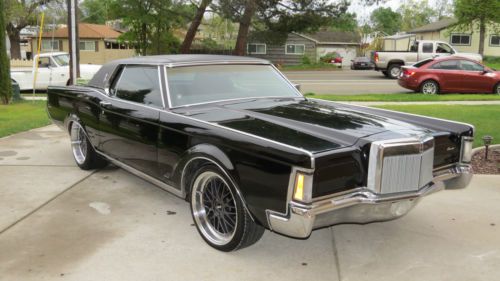 1971 lincoln mark iii  42k miles, 3x black clean awesome gentlemans muscle car