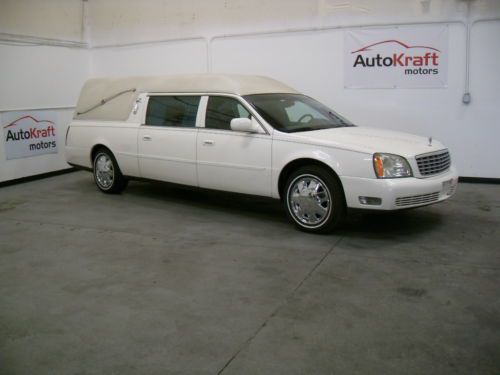 2004 cadillac deville hearse custom built by federal, funeral