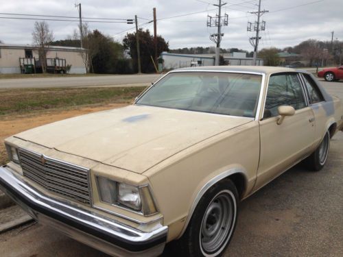 1979 chevrolet malibu base coupe 2-door 5.0l