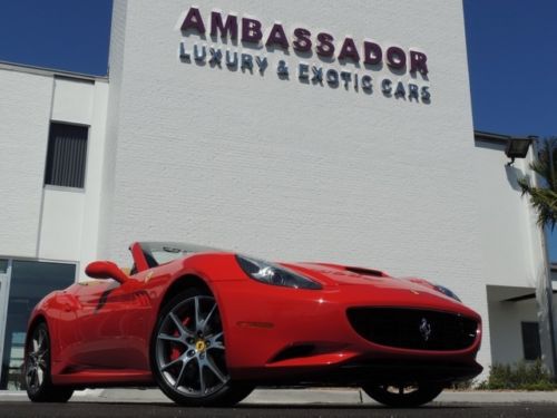Florida garage kept 2010 ferrari california only 4k miles loaded with options lo