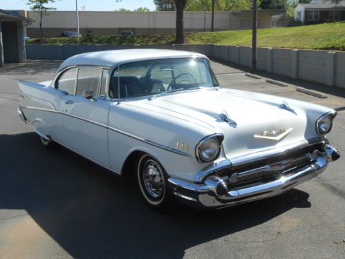 1957 chevrolet bel air off frame restore perfect condition