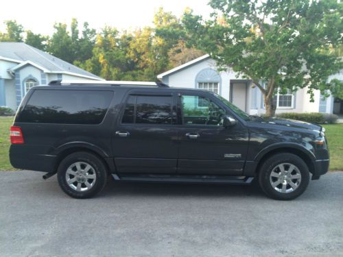 2007 ford expedition el limited 4x4 navigation dvd leather a/c &amp; heat seats