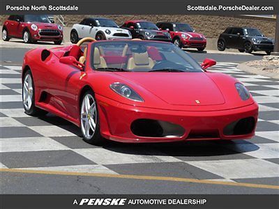 9k miles scuderia red gps 6-speed f1 paddle shift bose