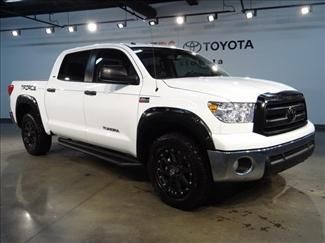 2012 toyota tundra t force crew max 4x4 super white certified tw pkg back up cam
