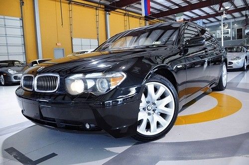 Purchase used 04 BMW 745LI NAVI REARSUNSHADES XEXON MOONROOF HEATEDSEATS in Stafford, Texas 