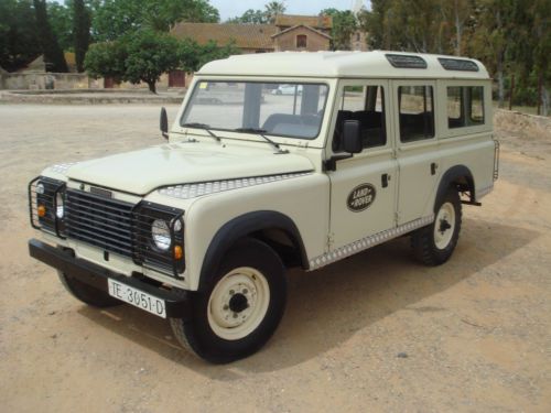 Land rover defender 1985 lhd 109/110 station wagon disc brakes &amp; 5 speed!