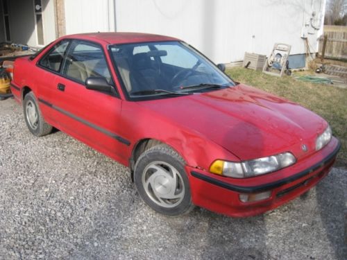 1993 acura integra; 5-speed manual; red; fwd; hatchback; 1.8 l inline 4-cylinder