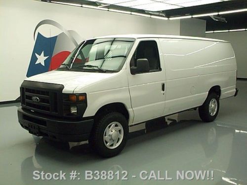 2011 ford e-250 extended cargo rear partition only 64k texas direct auto