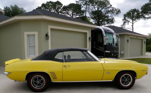 1969 camaro numbers matching convertible