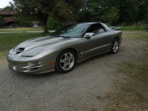 2002 trans am ws6.  pewter w. black interior, like new condition.
