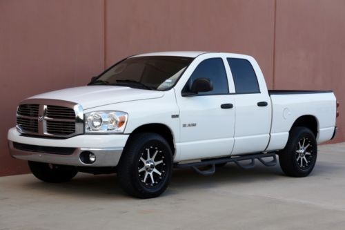 08 dodge ram 1500 4x4 quad cab lone star ed. bed liner cd power windows xd whls!