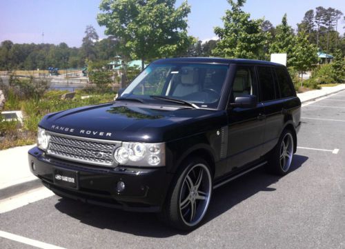 2007 black range rover - supercharged in excellent running condition