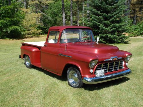 1956 chevrolet 3200 big window step side truck, 3rd owner, easy life, all steel!