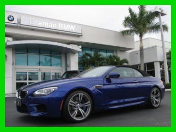 12 san marino blue m-6 4.4l v8 twin turbo convertible *carbon fiber trim