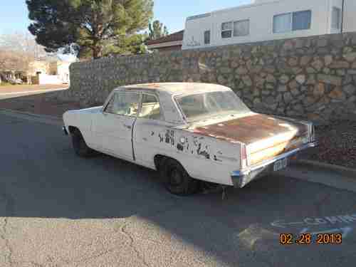 Buy Used 1966 Chevy Nova Sedan Hot Street Project Car Barn Find