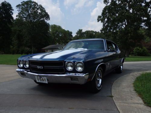 1970 ss 454 4-speed chevelle ls-5 454 tach, console real deal! trades financing