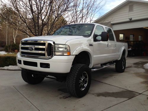 2003 f350 4x4 6.0 powerstroke diesel lifted lariat fx4 2005 2006 2007 custom