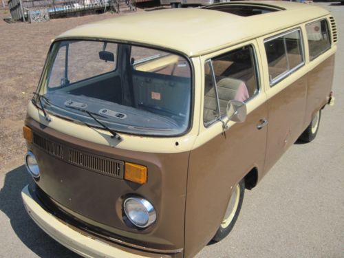 1978 vw bus lowered- sunroof bus- barnfind not vw beetle, ghia,  or vw bug